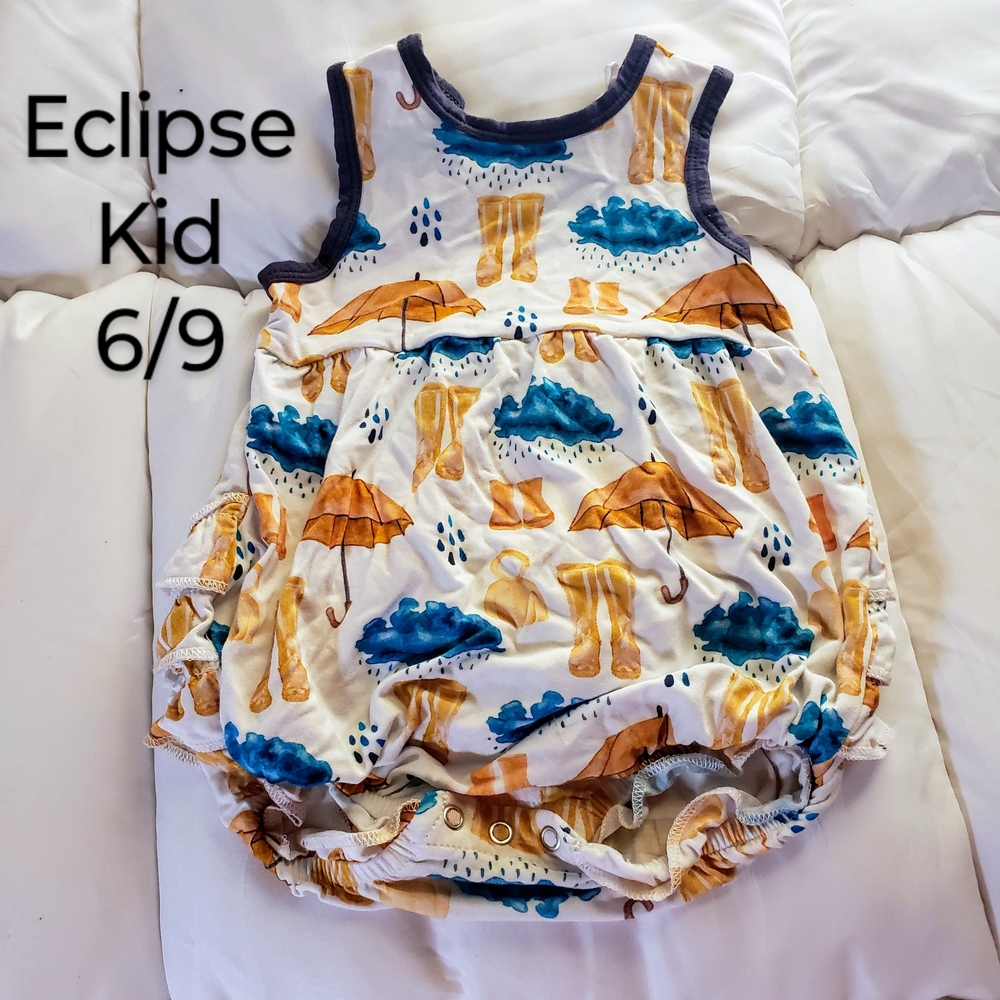 Eclipes Kid Rainy Day Bamboo Bubble ROMPER